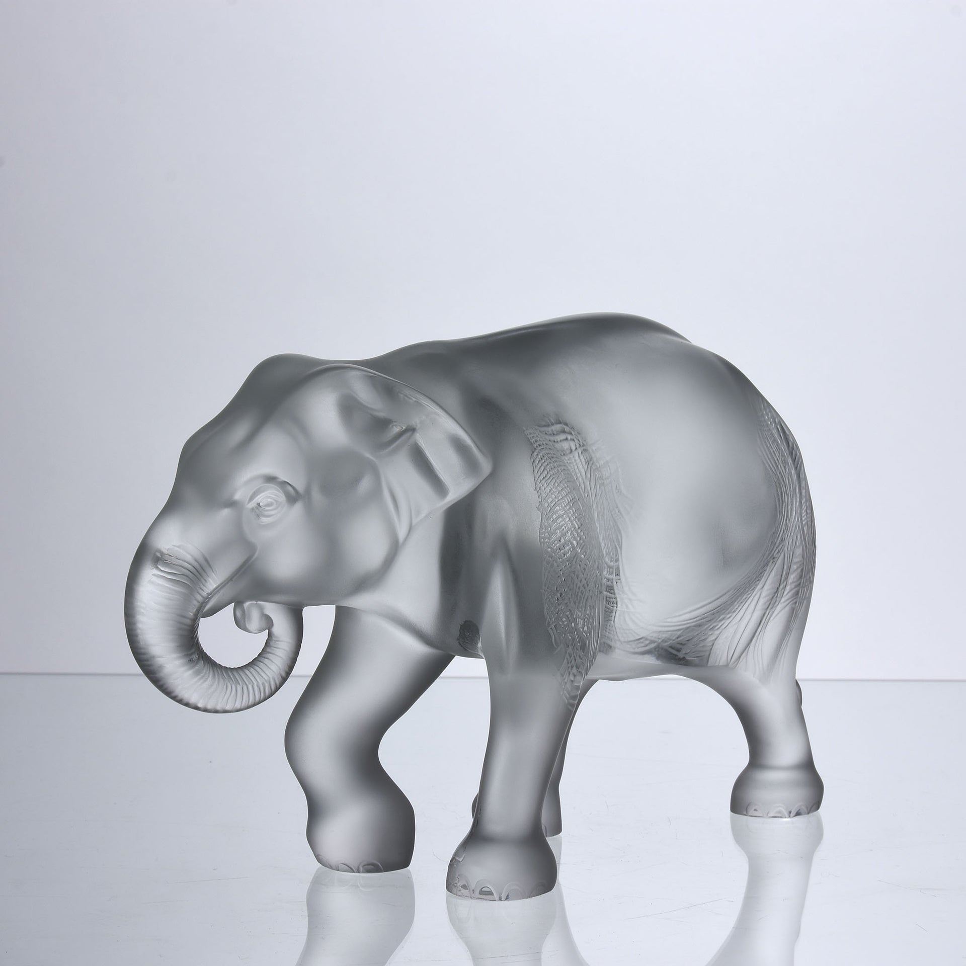 Lalique Java Elephant - Lalique Glass - Rene Lalique Glass - Hickmet Fine Arts