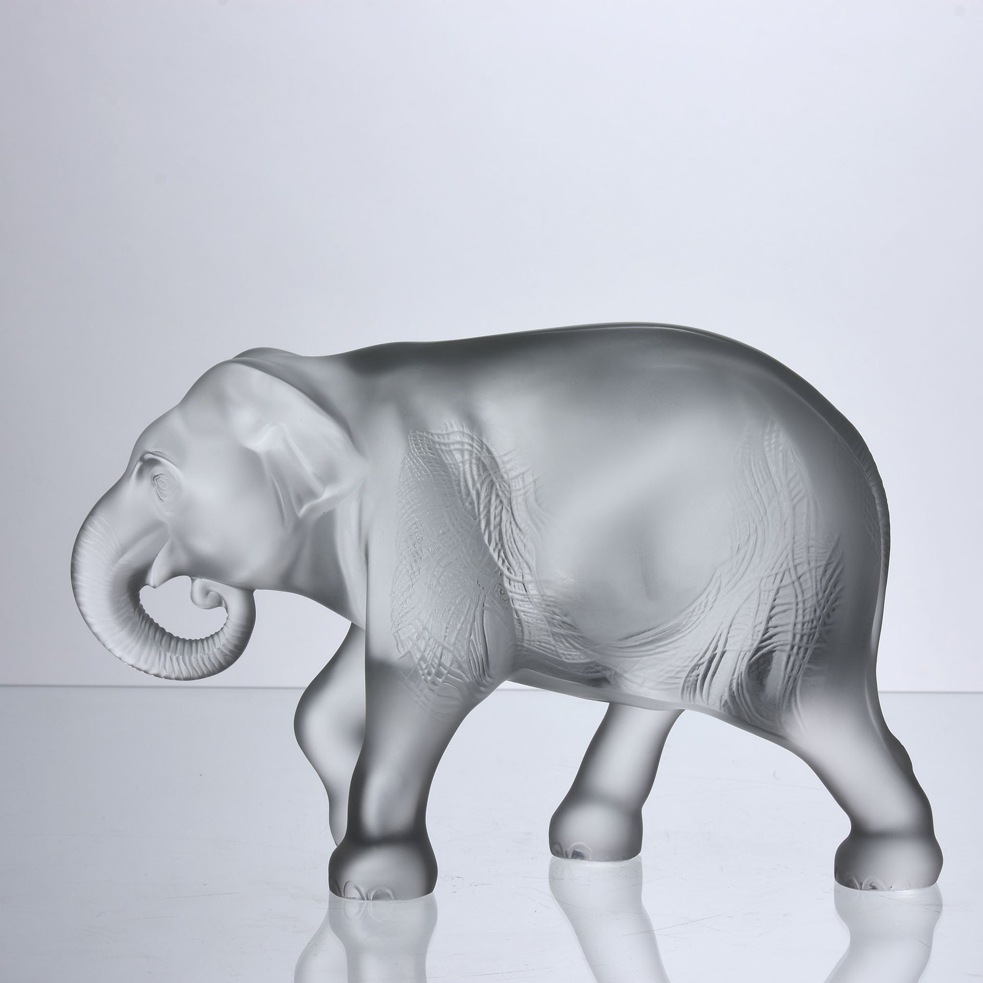 Lalique Java Elephant - Lalique Glass - Rene Lalique Glass - Hickmet Fine Arts