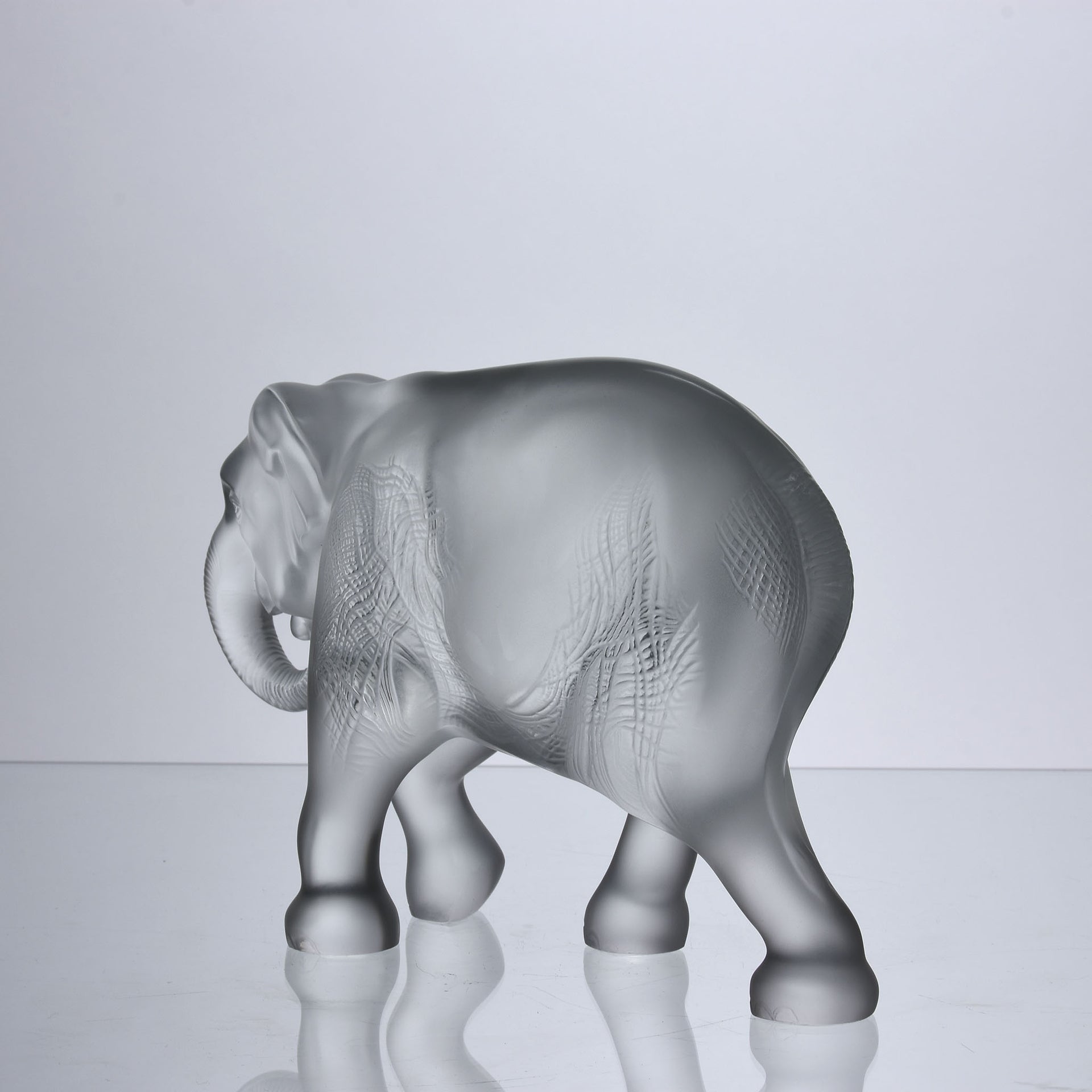 Lalique Java Elephant - Lalique Glass - Rene Lalique Glass - Hickmet Fine Arts