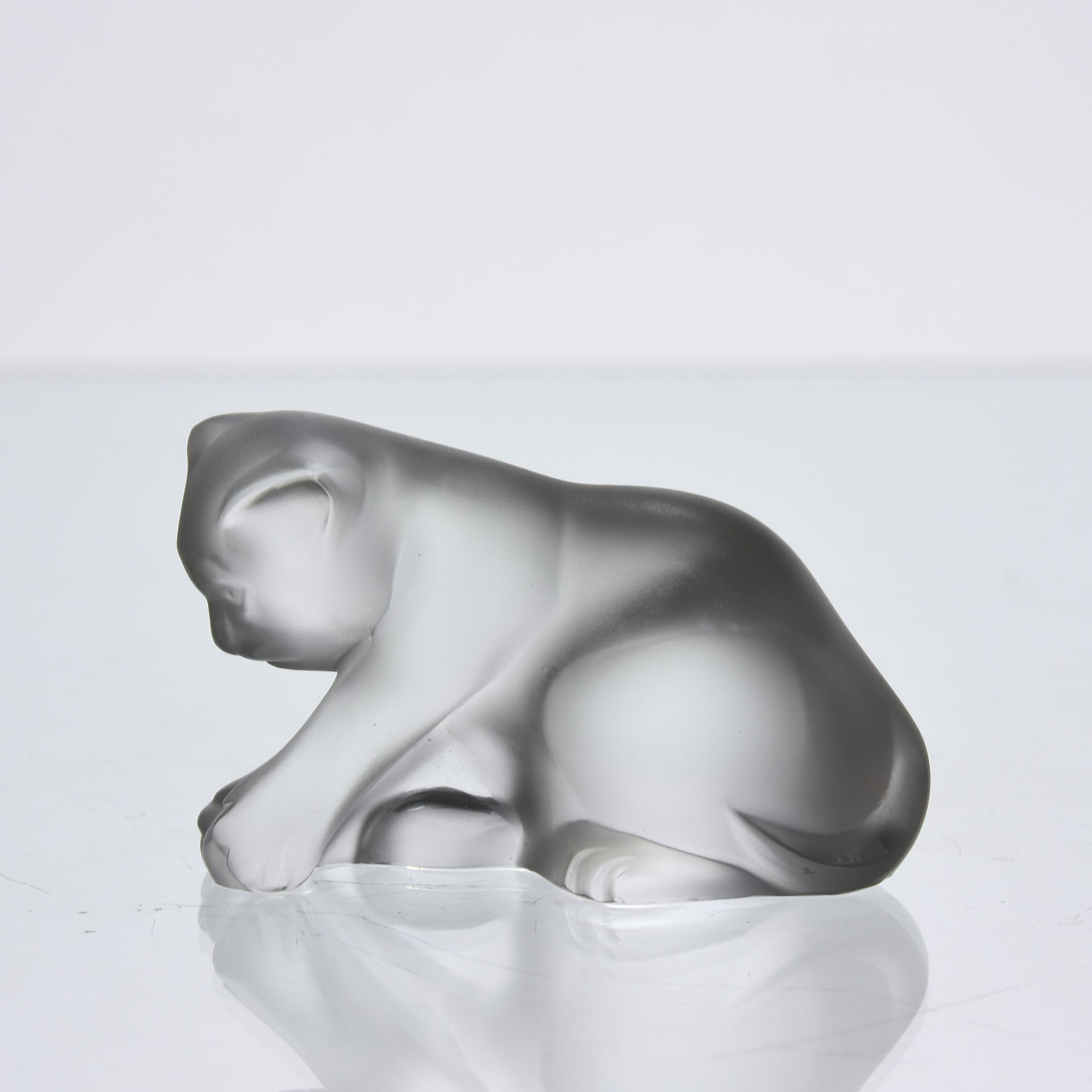 Lalique Kitten At Play - Lalique Glass - Hickmet Fine Arts