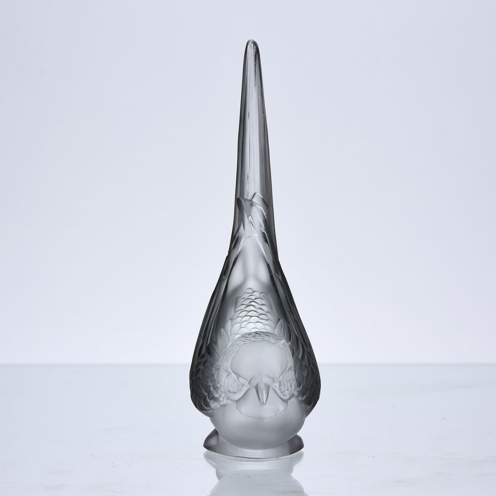 Lalique Glass - Lalique Parakeet - Hickmet Fine Arts