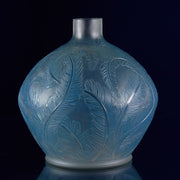 Rene Lalique Plumes Vase - Rene Lalique Glass - Lalique Glass for Sale - Hickmet Fine Arts