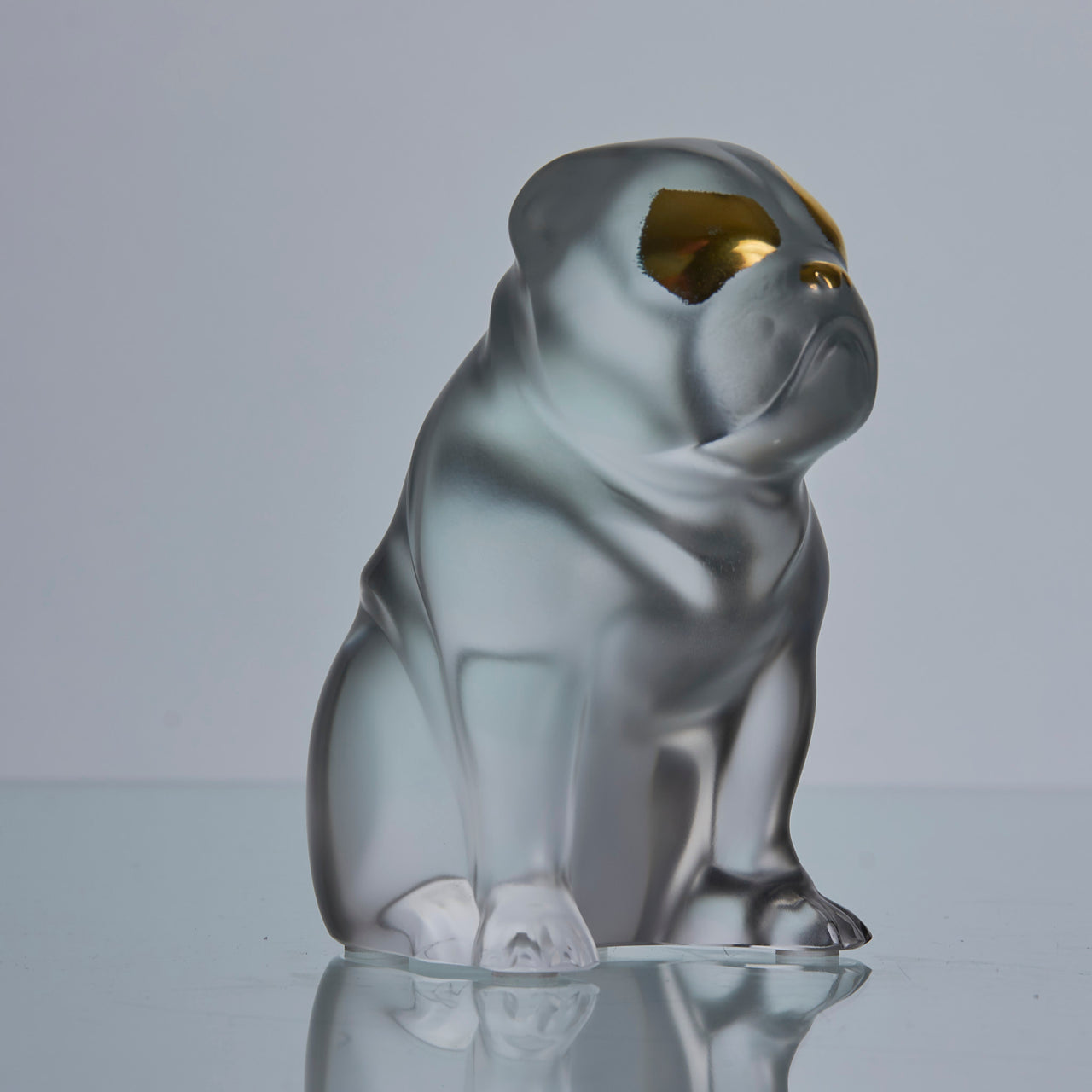 Lalique glass bulldog - Lalique for sale - Rene Lalique Glass - Hickmet Fine Arts