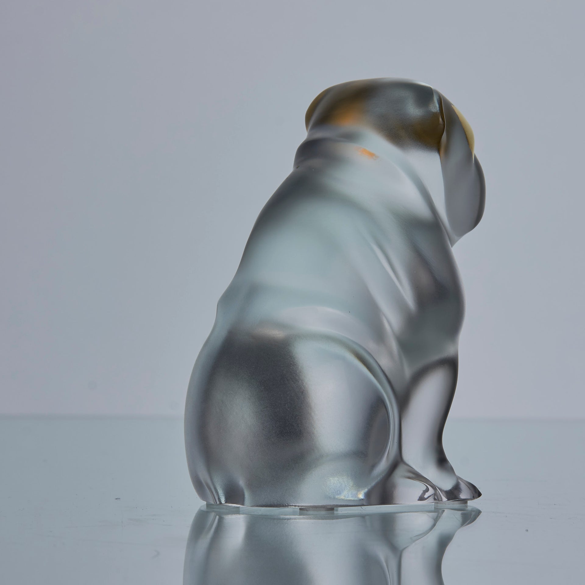 Lalique glass bulldog - Lalique for sale - Rene Lalique Glass - Hickmet Fine Arts