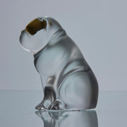 Lalique glass bulldog - Lalique for sale - Rene Lalique Glass - Hickmet Fine Arts
