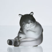 Lalique Glass Panda - Lalique Panda - Hickmet Fine Arts