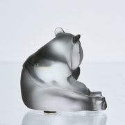 Lalique Glass Panda - Lalique Panda - Hickmet Fine Arts