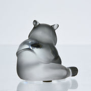 Lalique Glass Panda - Lalique Panda - Hickmet Fine Arts