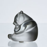Lalique Glass Panda - Lalique Panda - Hickmet Fine Arts