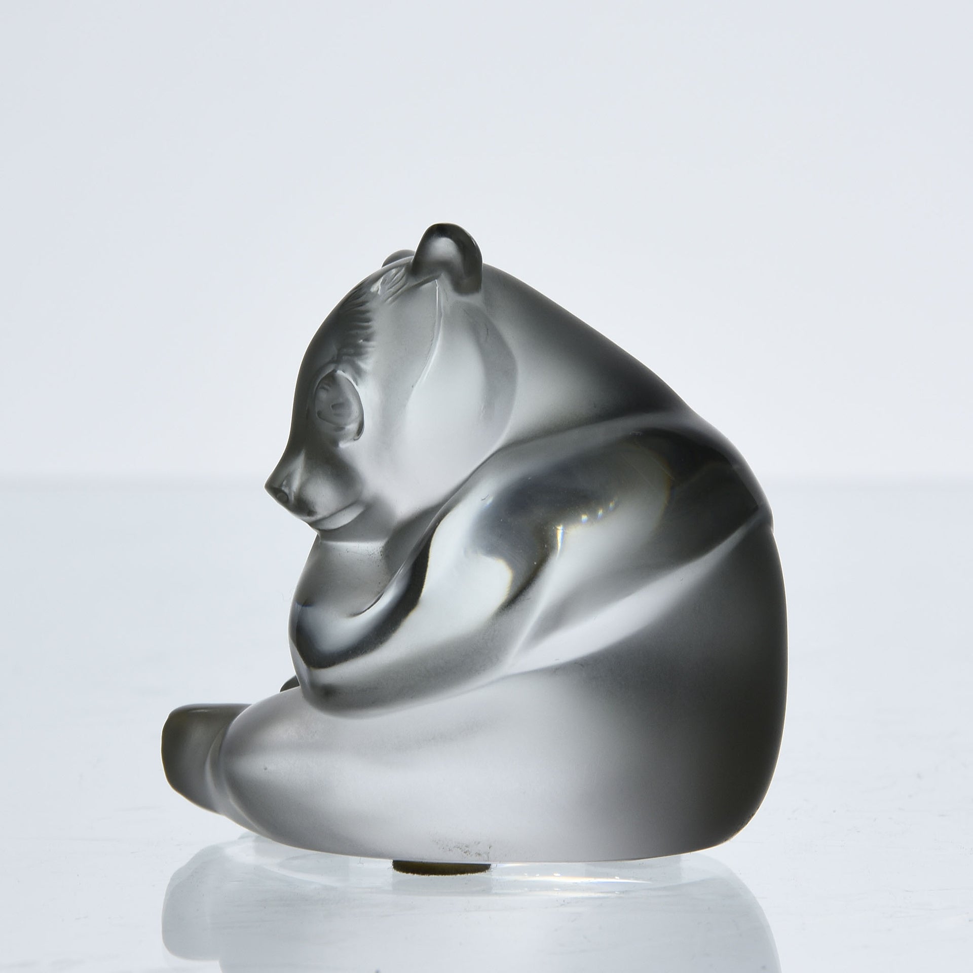 Lalique Glass Panda - Lalique Panda - Hickmet Fine Arts
