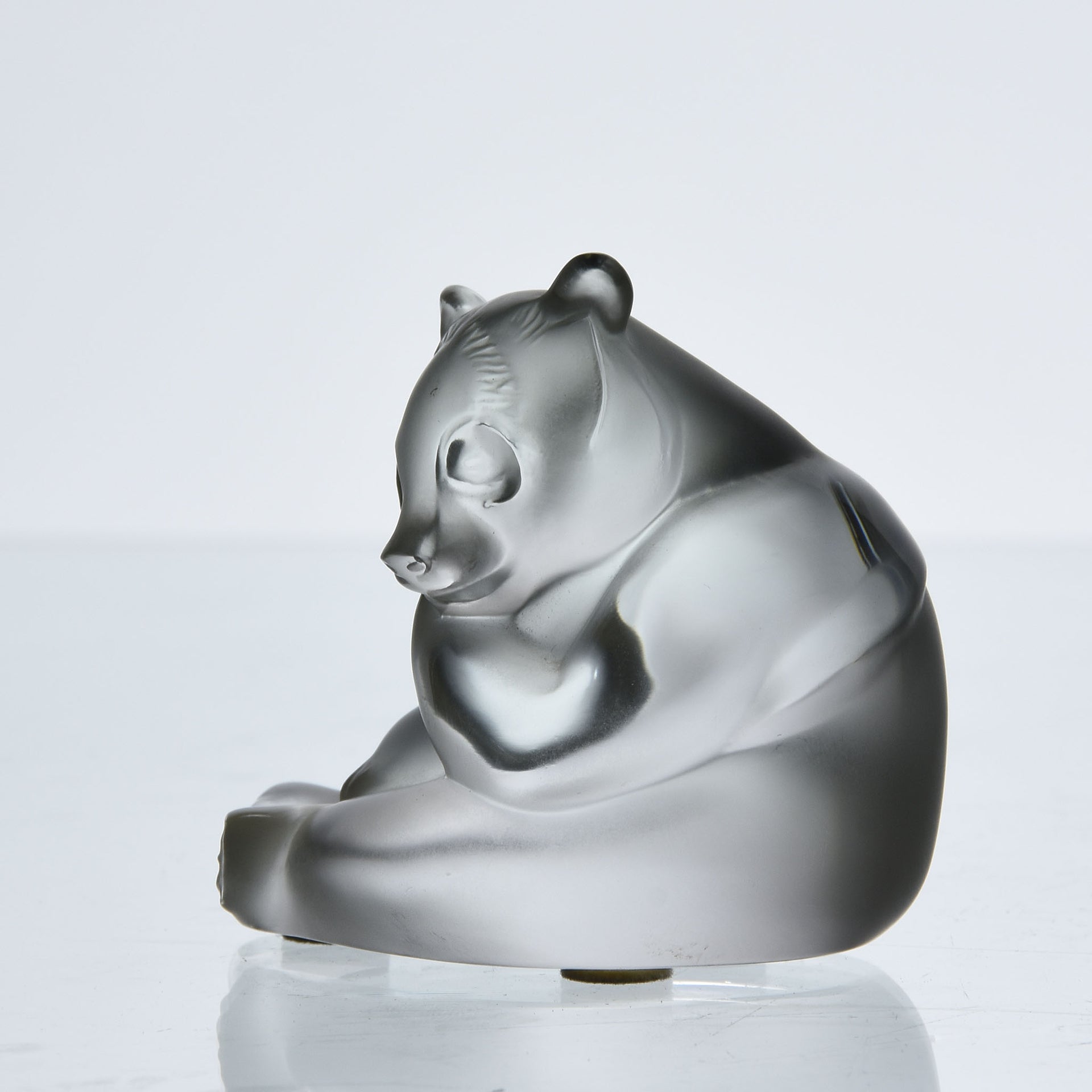 Lalique Glass Panda - Lalique Panda - Hickmet Fine Arts