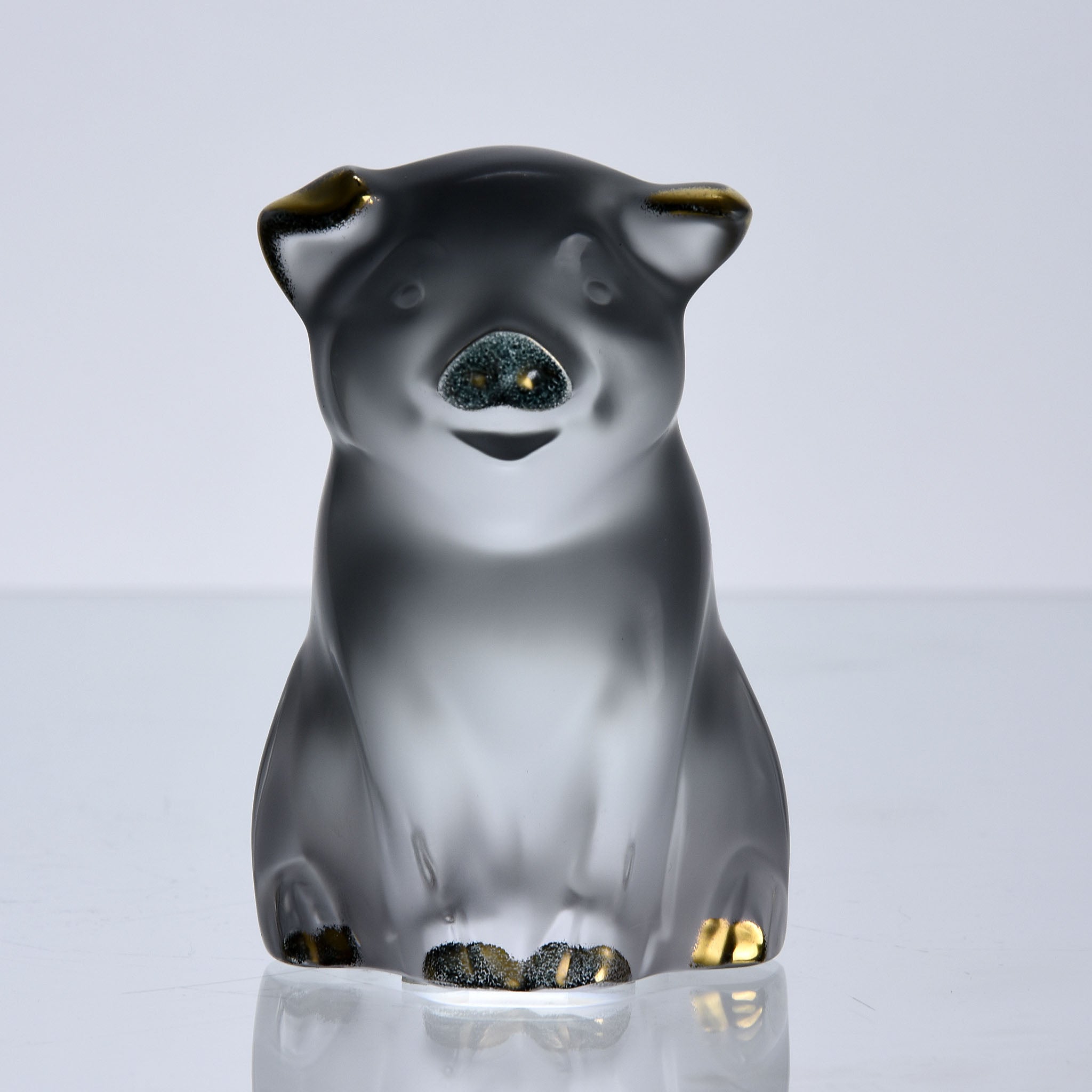 Lalique Pig - Lalique Glass - Rene Lalique Glass - Hickmet Fine