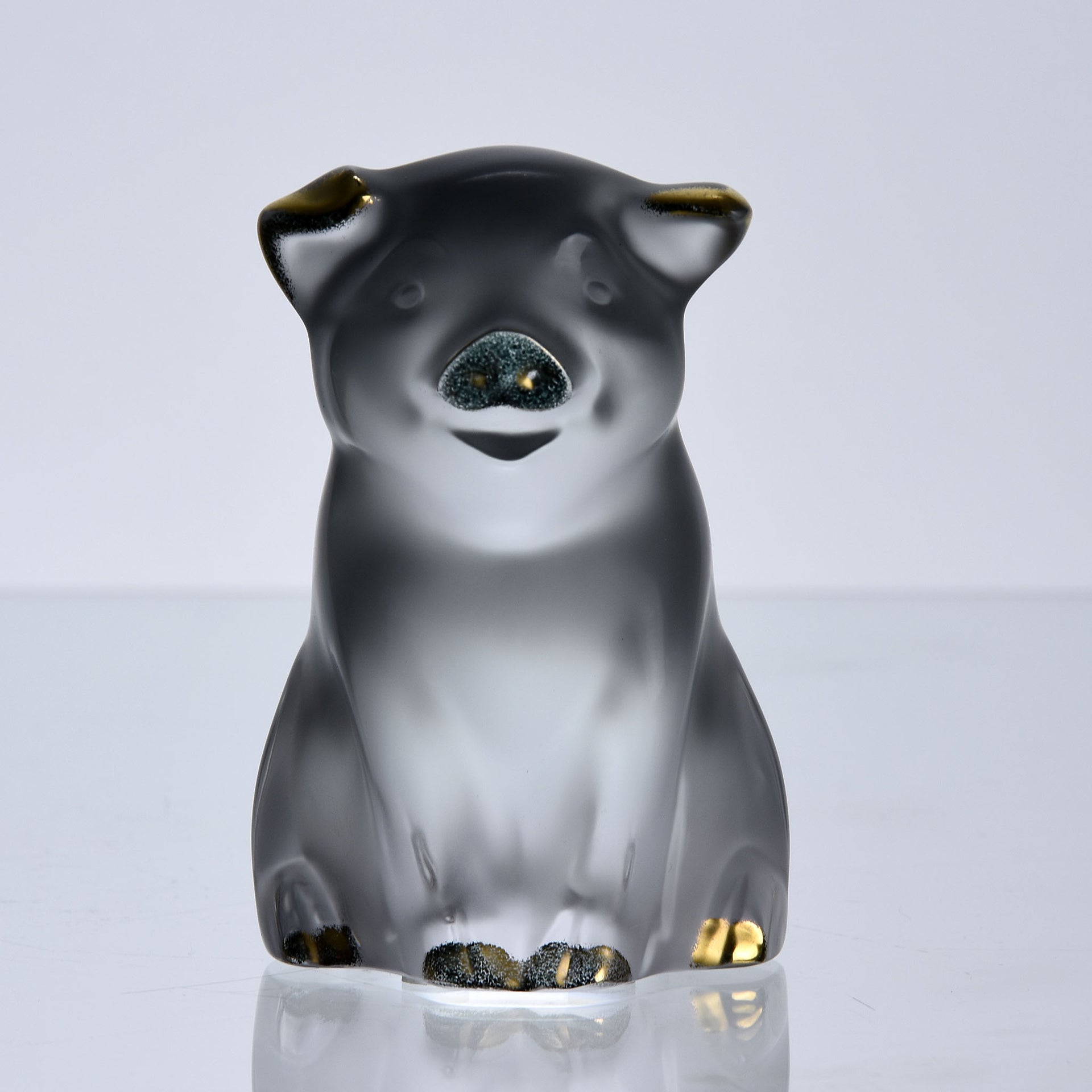 Lalique Pig  - Rene Lalique Glass - Hickmet Fine Arts - Lalique for sale