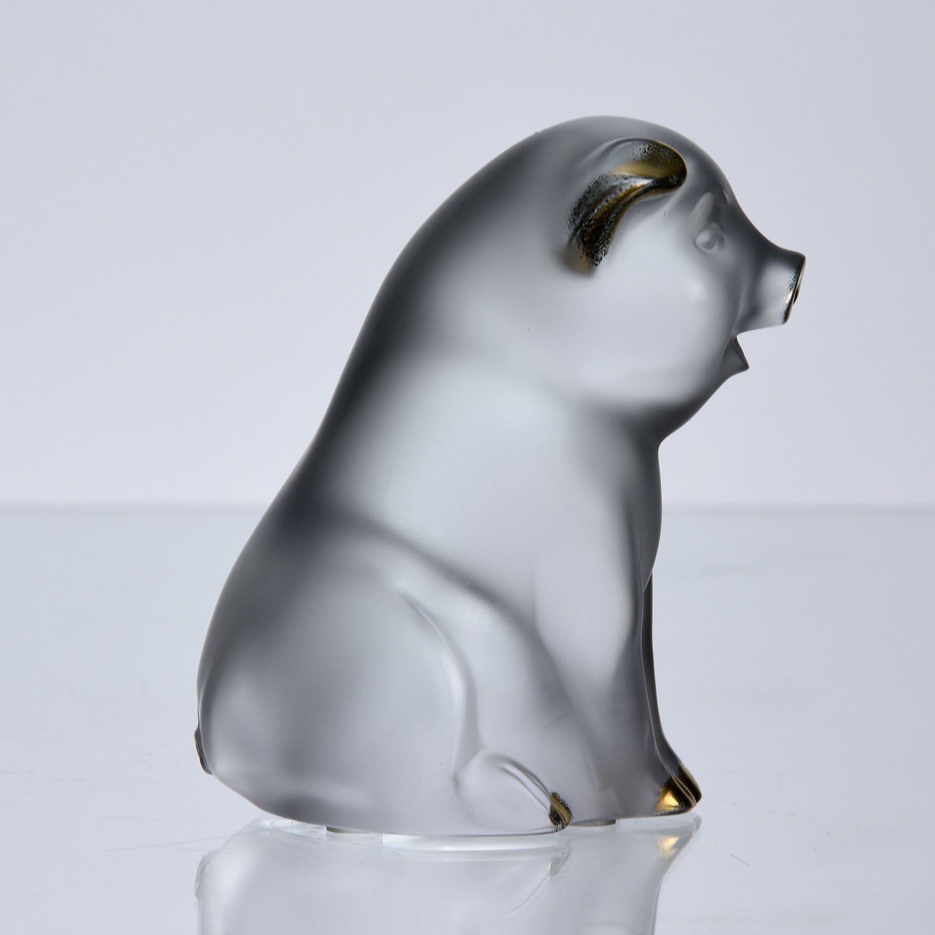 Lalique Pig  - Rene Lalique Glass - Hickmet Fine Arts - Lalique for sale