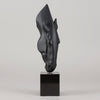 Still Water by Nic Fiddian Green and Lalique An outstanding deep black crytal glass study of a horse gently drinking from a water's surface, raised on a polished black glass plinth