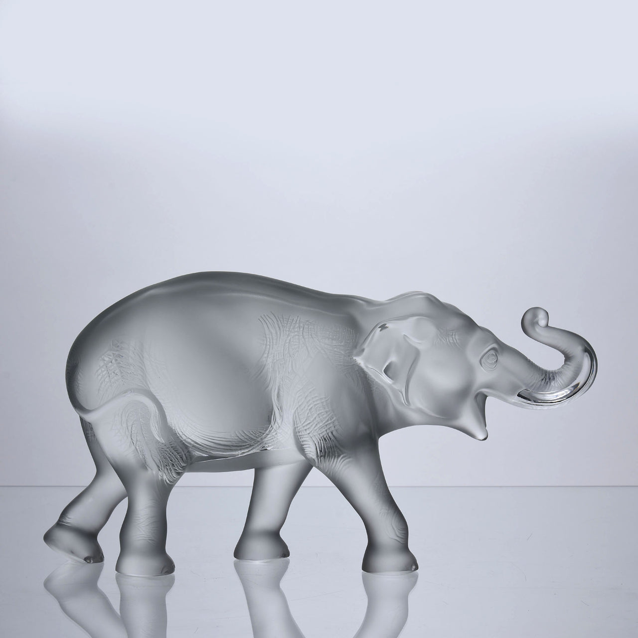 Lalique Elephant - Sumatra Elephant - Rene Lalique Glass - Hickmet Fine Arts - Lalique for sale