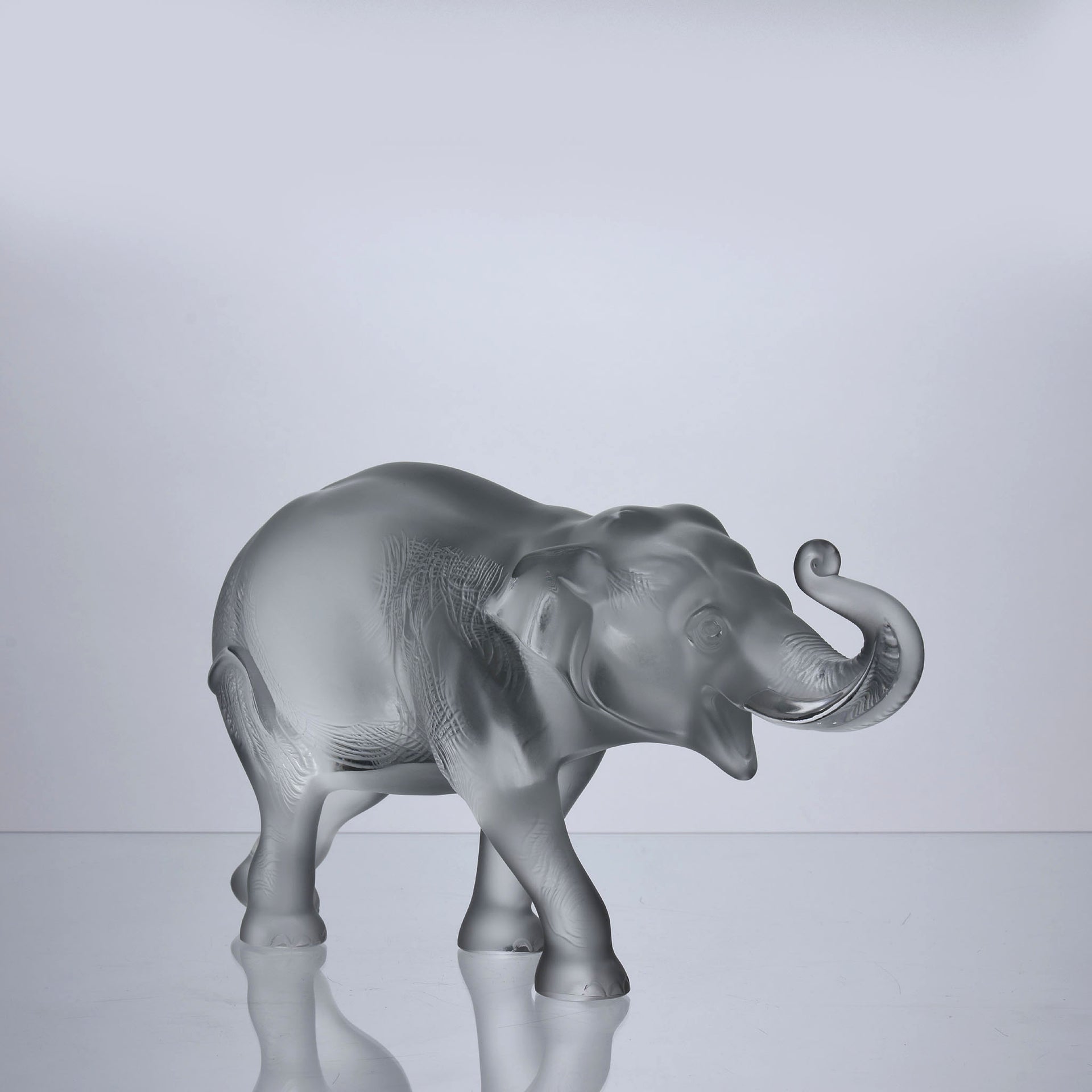 Lalique Elephant - Sumatra Elephant - Rene Lalique Glass - Hickmet Fine Arts - Lalique for sale