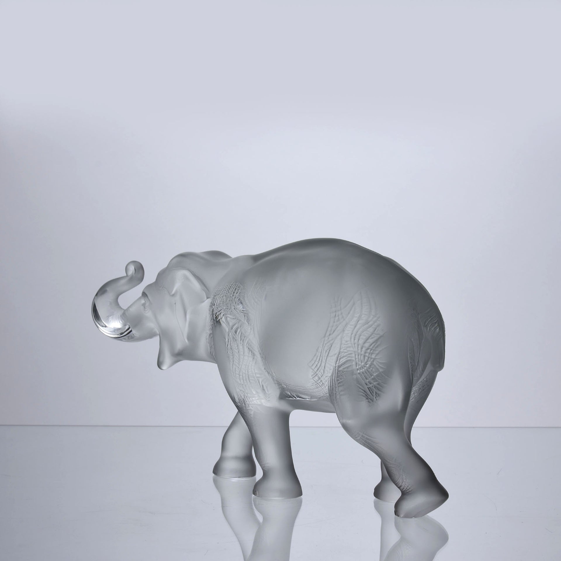 Lalique Elephant - Sumatra Elephant - Rene Lalique Glass - Hickmet Fine Arts - Lalique for sale