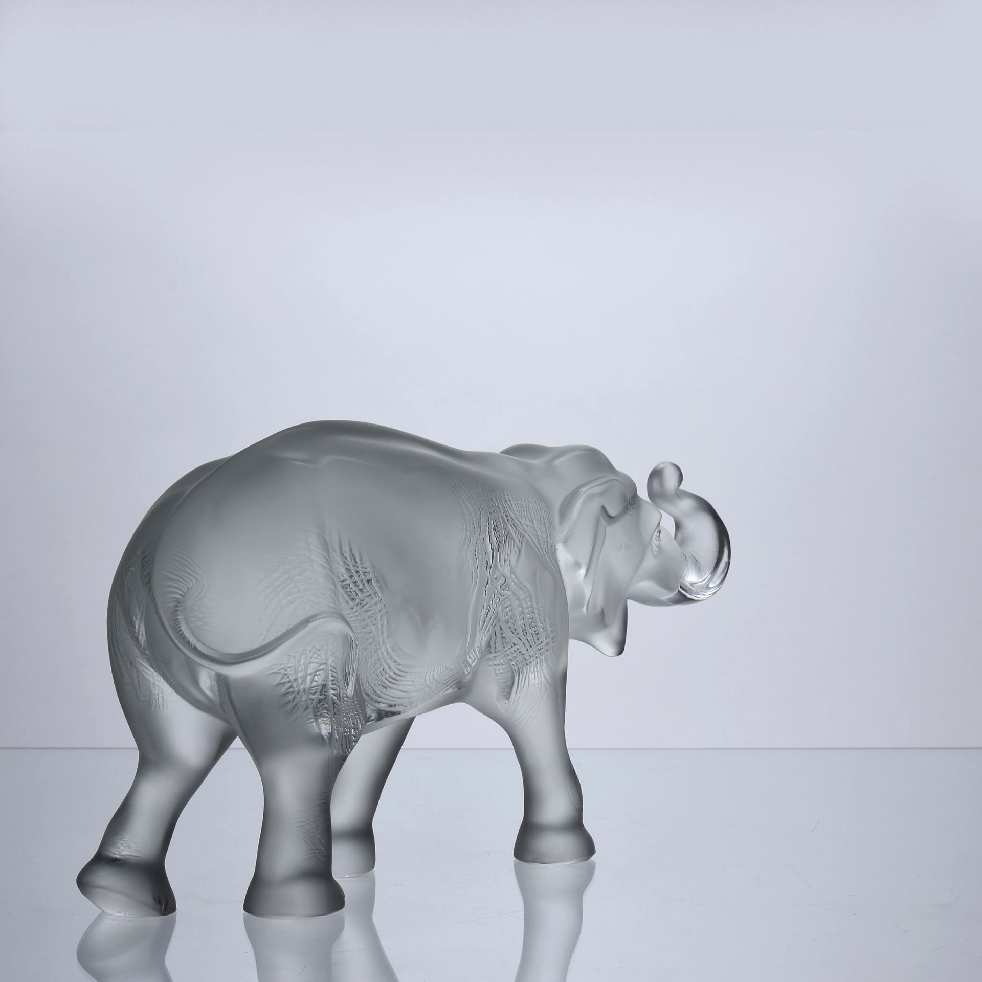 Lalique Elephant - Sumatra Elephant - Rene Lalique Glass - Hickmet Fine Arts - Lalique for sale