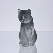 Lalique Tiger - Lalique Glass Tigre Assis - Hickmet Fine Arts