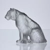 Lalique Tiger - Lalique Glass Tigre Assis - Hickmet Fine Arts