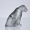 Lalique Tiger - Lalique Glass Tigre Assis - Hickmet Fine Arts