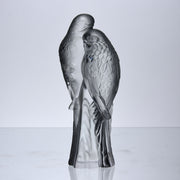 Lalique Lovebirds - Two Parakeets - Hickmet Fine Arts