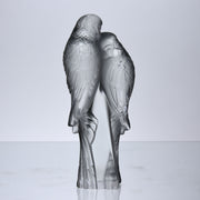 Lalique Lovebirds - Two Parakeets - Hickmet Fine Arts