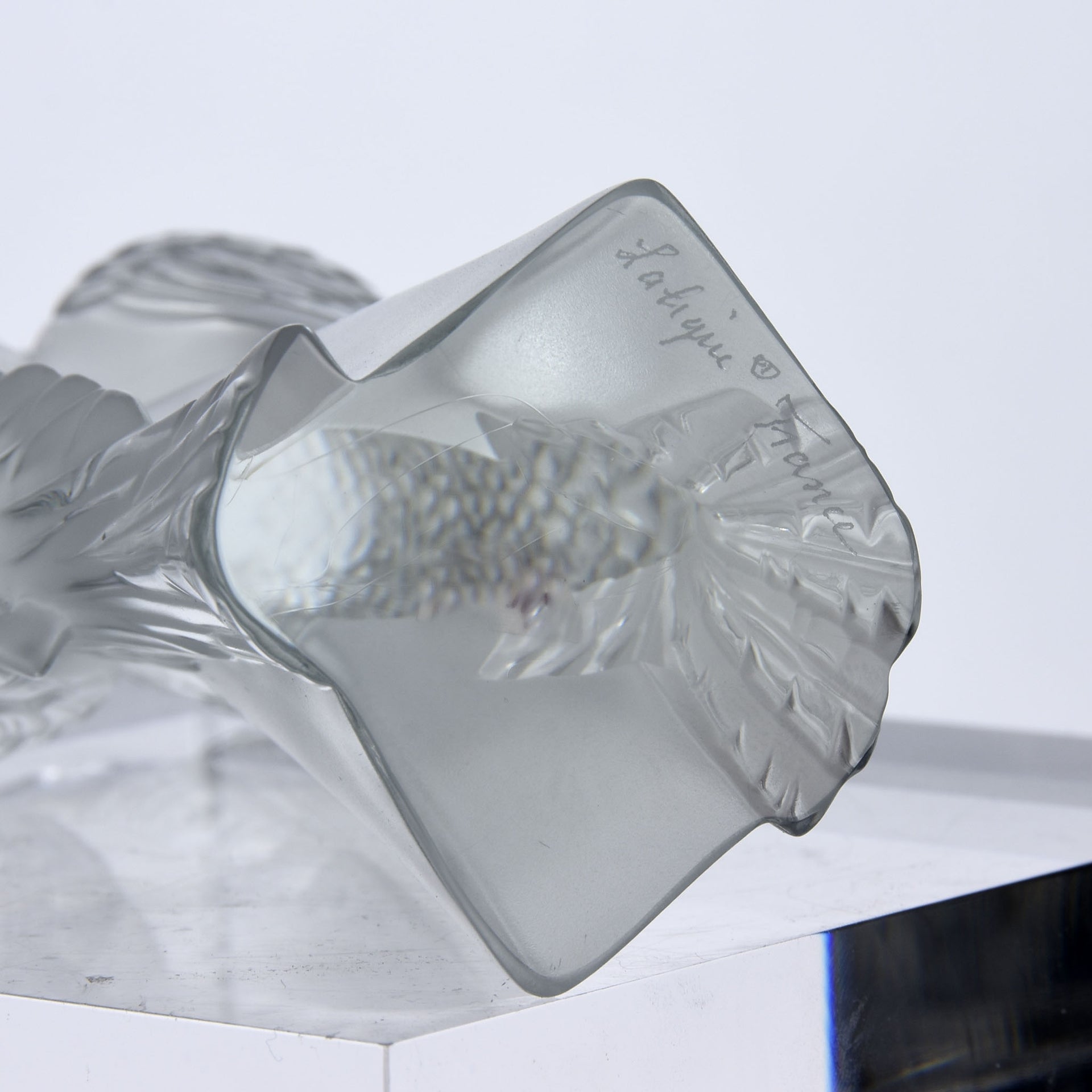 Lalique Lovebirds - Two Parakeets - Hickmet Fine Arts