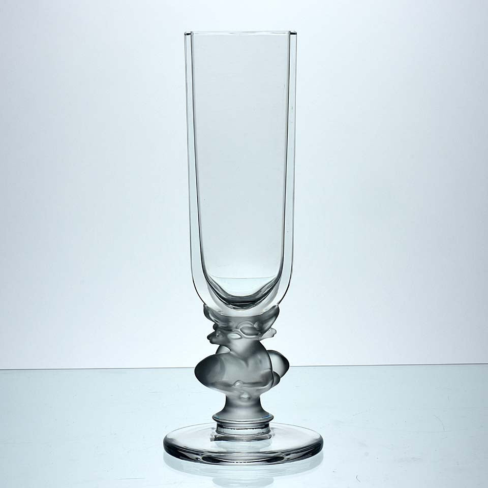 Lalique Cerf Vase