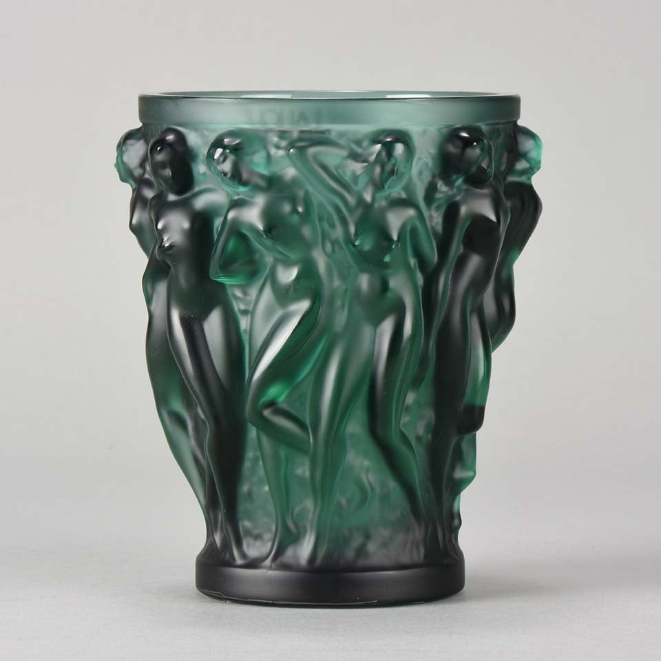 Lalique Bacchantes Glass Vase 