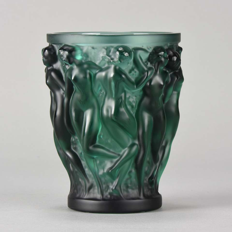 Lalique Bacchantes Glass Vase 