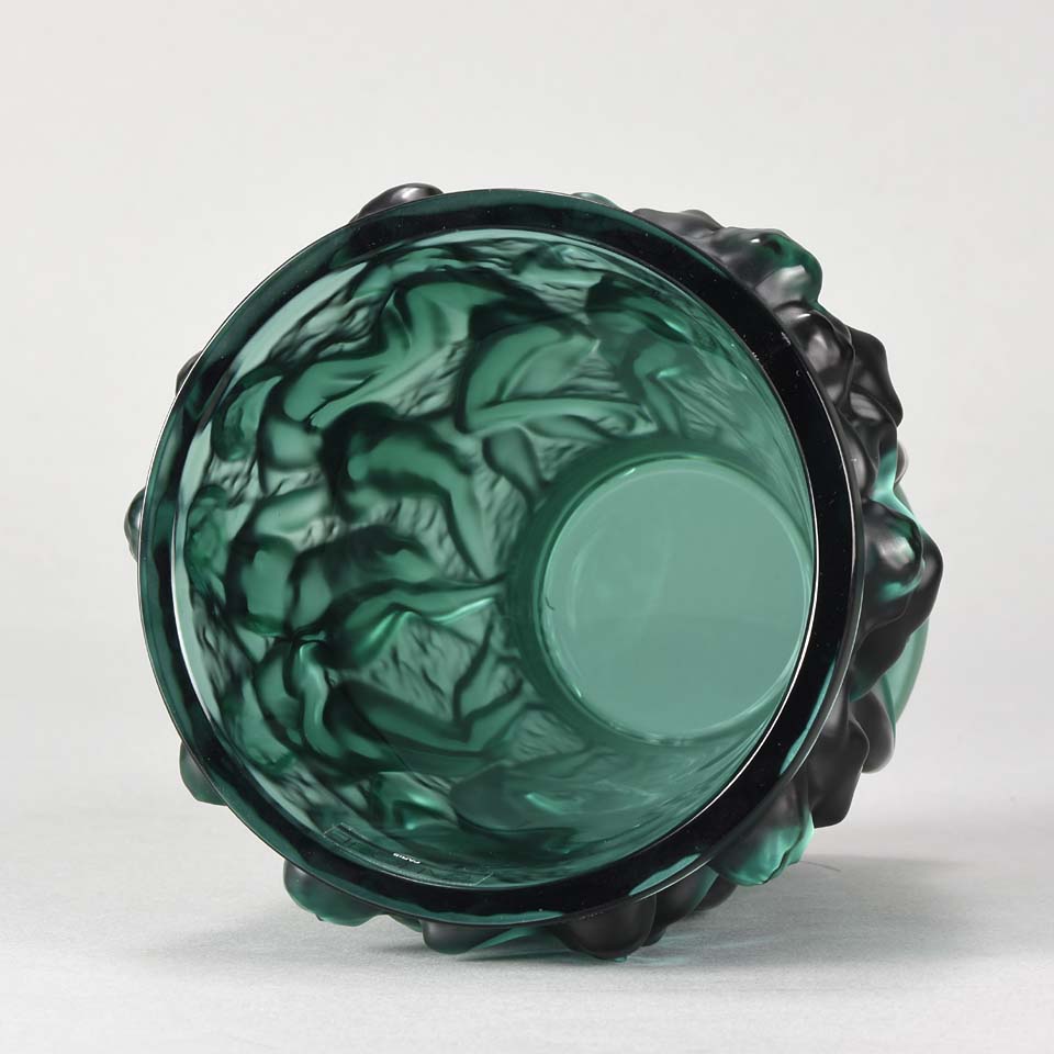 Lalique Bacchantes Glass Vase 