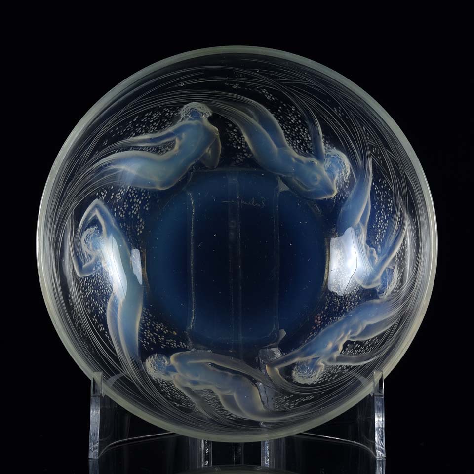 René Lalique Ondines Bowl - Art Deco Bowl - Hickmet Fine Arts