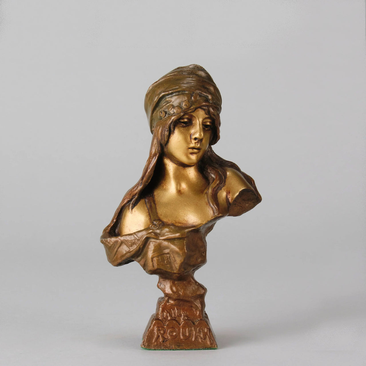 Antique Bronze - Lalla Roukh - Emmanue Villanis - Villanis Bronze - Bronze statues for sale - Bronze sculptures for sale - Antique bronze statues  - Hickmet Fine Arts 