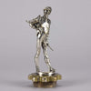 Car Mascot Lalouette Jockey Silvered Bronze 