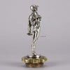 Car Mascot Lalouette Jockey Silvered Bronze 