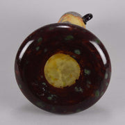 Le Verre Francais Vase Décor Marrons