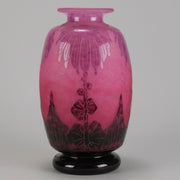 20th Century Glass - Le Verre Francais "Dahlia" -  Hickmet Fine Arts 