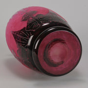 20th Century Glass - Le Verre Francais "Dahlia" -  Hickmet Fine Arts 