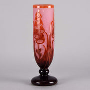 Le Verre Francais Glass Vase - Digitale Vase - Hickmet Fine Arts