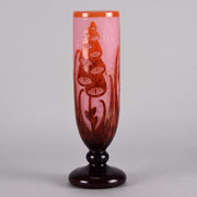 Le Verre Francais Glass Vase - Digitale Vase - Hickmet Fine Arts