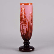 Le Verre Francais Glass Vase - Digitale Vase - Hickmet Fine Arts