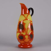 Schneider Glass - Cosmos Vase by Le Verre Francais - Hickmet Fine Arts