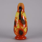 Schneider Glass - Cosmos Vase by Le Verre Francais - Hickmet Fine Arts