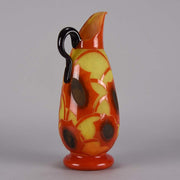 Schneider Glass - Cosmos Vase by Le Verre Francais - Hickmet Fine Arts