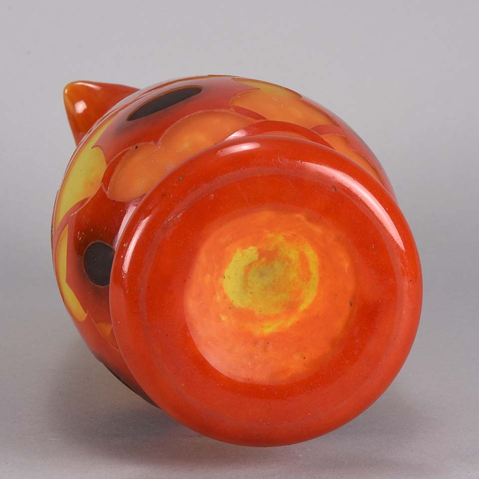 Schneider Glass - Cosmos Vase by Le Verre Francais - Hickmet Fine Arts