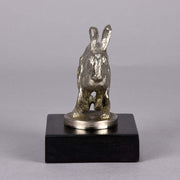 Lejuene Car Mascot - Running Hare by Louis Lejeune - Hickmet Fine Arts