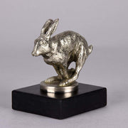 Lejuene Car Mascot - Running Hare by Louis Lejeune - Hickmet Fine Arts