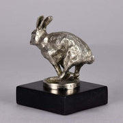 Lejuene Car Mascot - Running Hare by Louis Lejeune - Hickmet Fine Arts